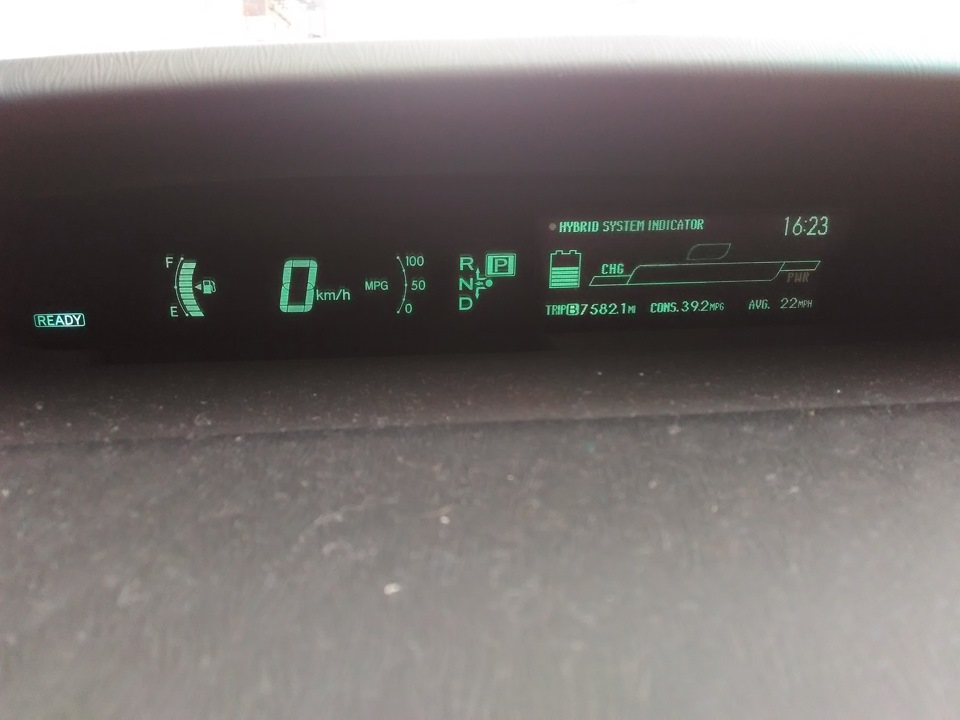 Расход на 12к пробега — Toyota Prius (30), 1,8 л, 2009 года | просто ...