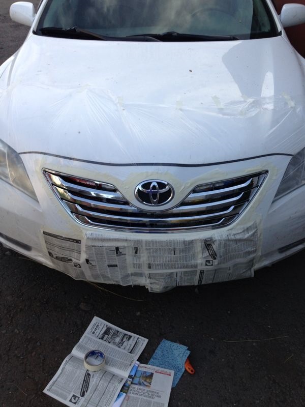 Закрываем хромированную решетку Plasti Dip — DipDealer на DRIVE2