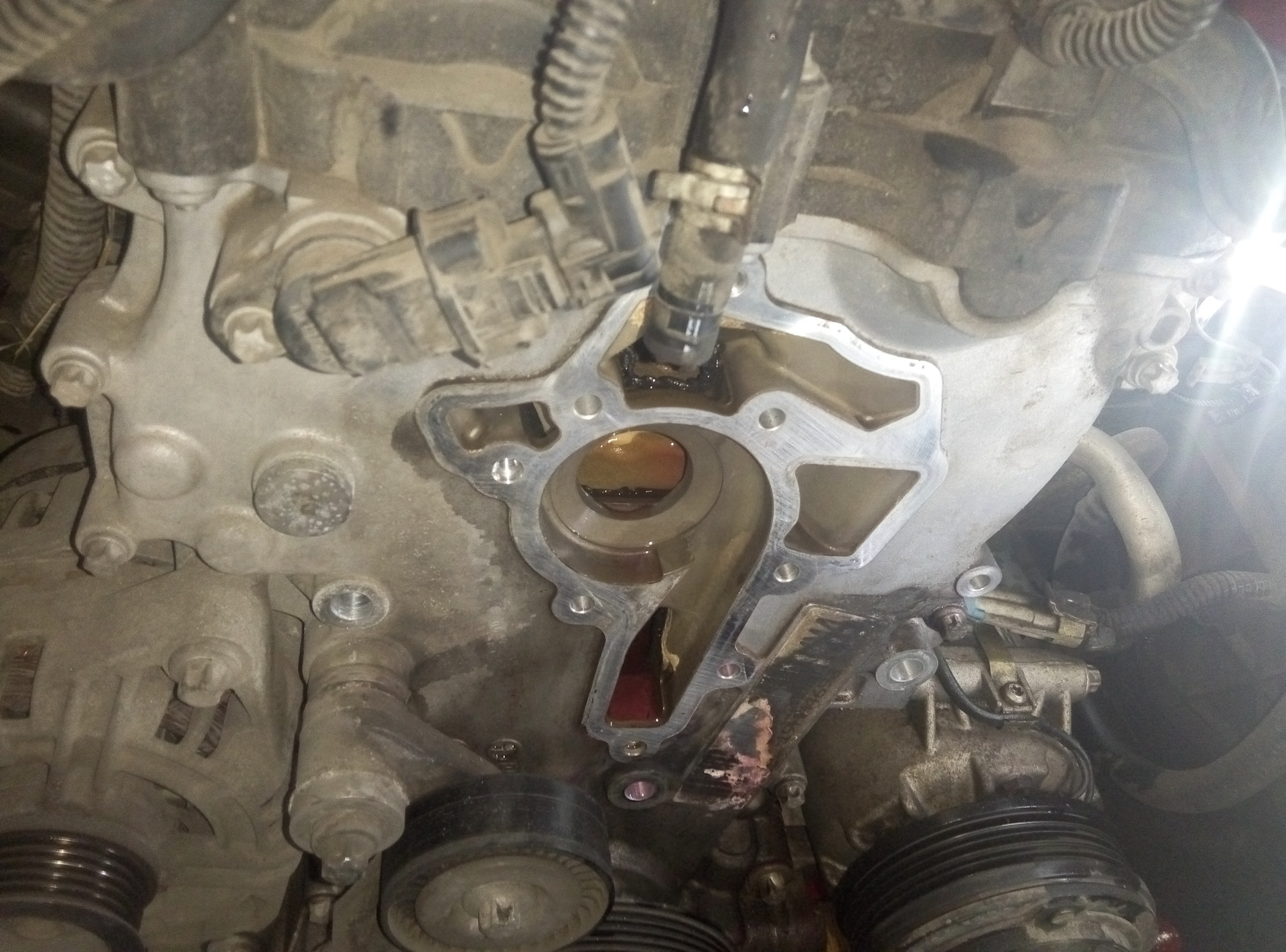 6. 2 замена помпы. замена помпы антара 2. 4. помпа опель мерива 1.