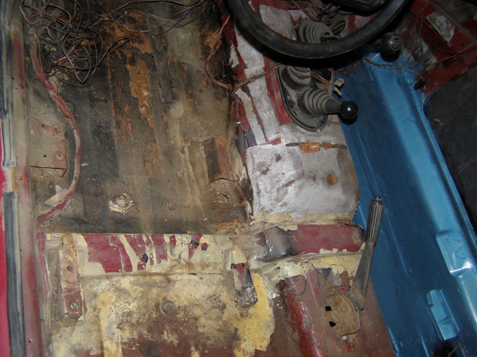 Переделка водительского пола, начало… — Lada 4x4 3D, 1,7 л, 1994 года ...