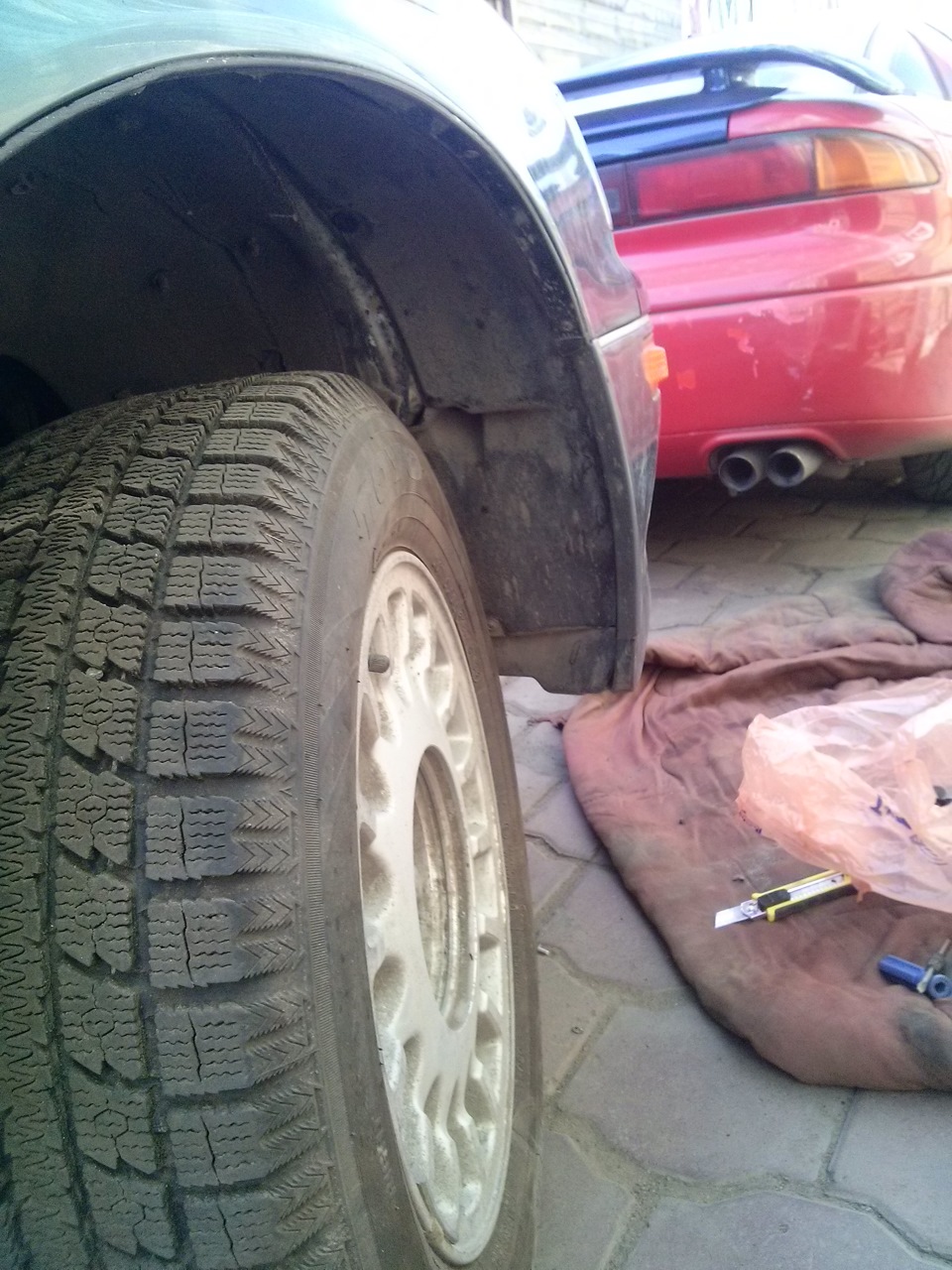 подкрылки — Toyota Crown (S140), 3 л, 1992 года | своими руками | DRIVE2