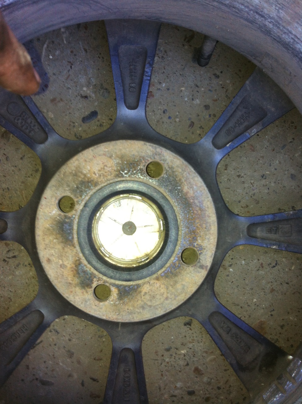 №35 Проставочные кольца. — KIA Spectra, 1,6 л, 2008 года | колёсные ...