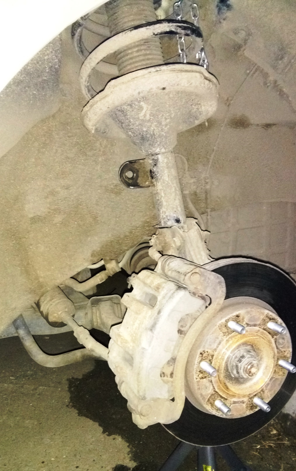 Устраняем стуки в передней подвеске (начало). — KIA Carnival (2G), 2,9 ...