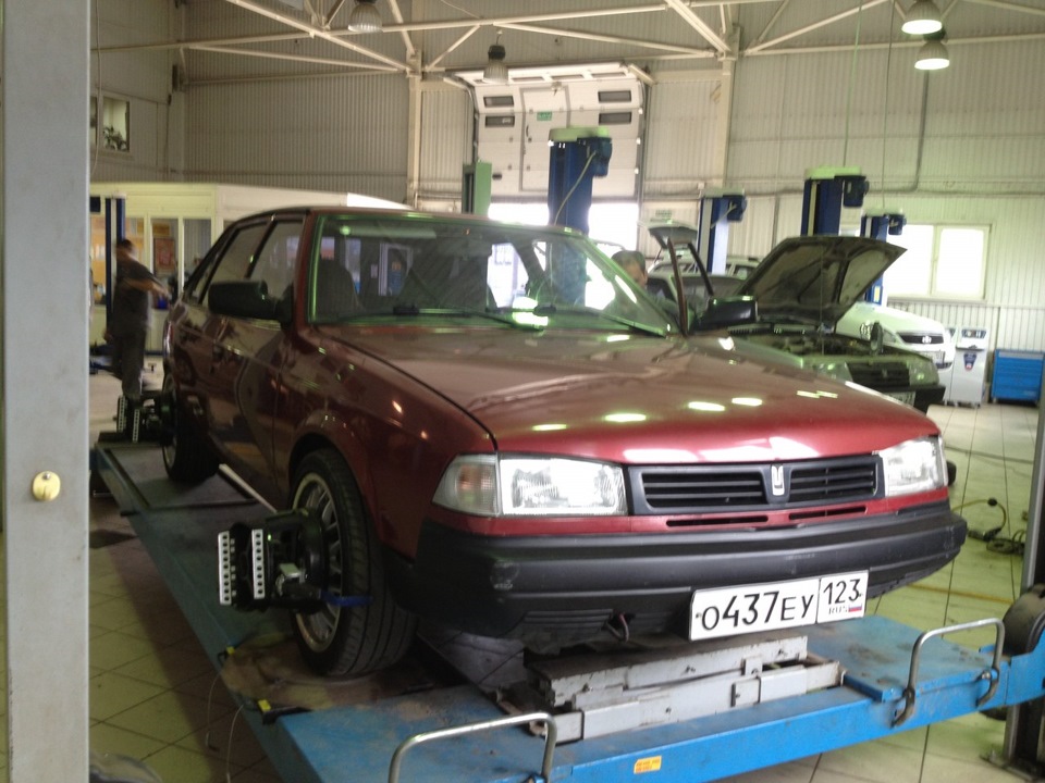 Установка амортизаторов KYB excel-g — Москвич Святогор, 2 л, 1999 года ...