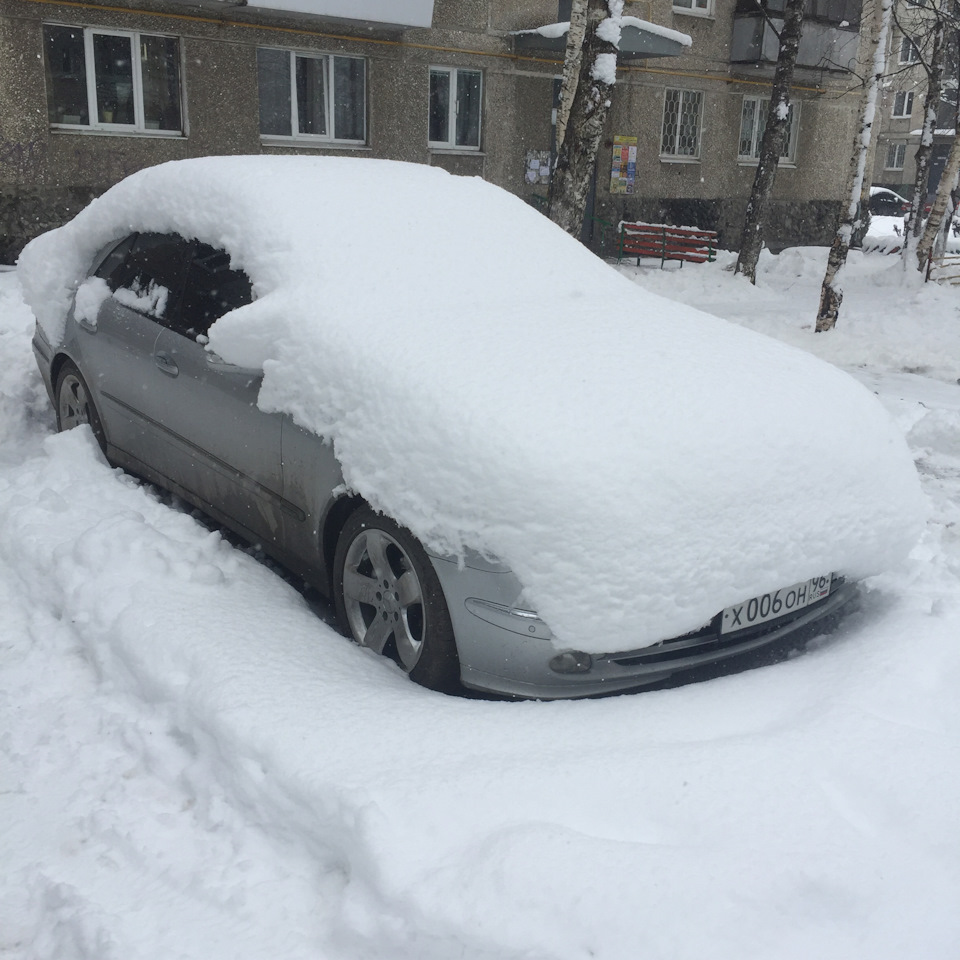 Зима пришла нежданно, а мы на лете)) — Mercedes-Benz E-class (W211), 3,2 л,  2004 года | просто так | DRIVE2