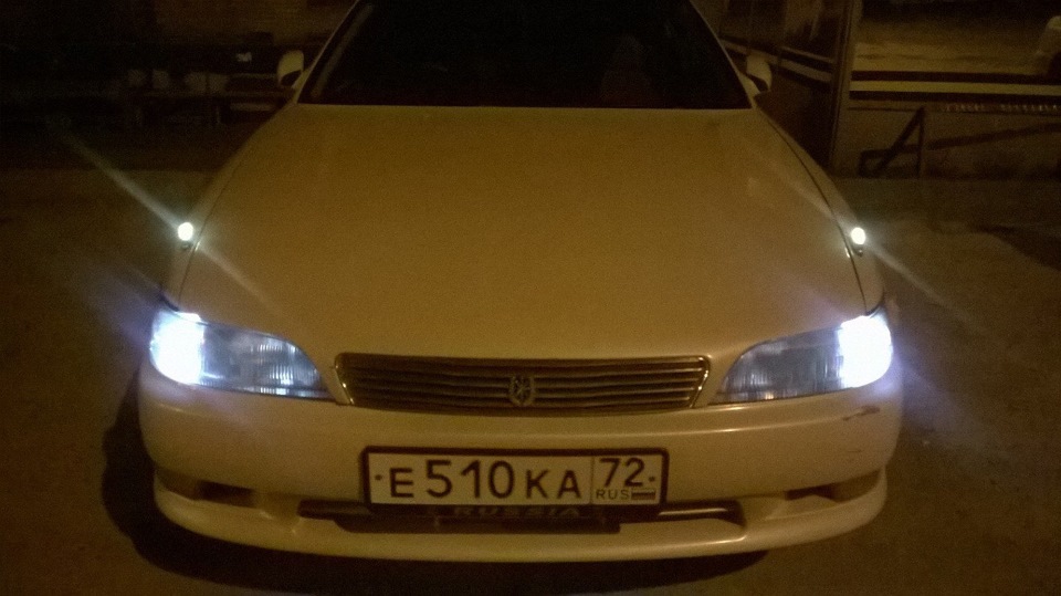 Светодиоды в светлячки (капельки, габаритные огни) — Toyota Mark II (90 ...
