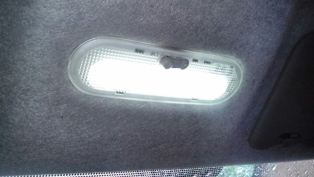 освещение салона логан 1