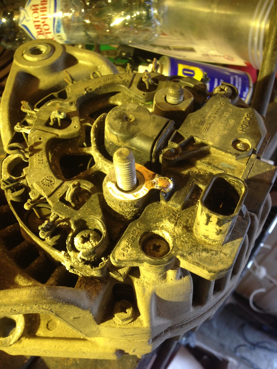 Ремонт генератора. — Opel Astra H GTC, 1,8 л, 2009 года | своими руками ...