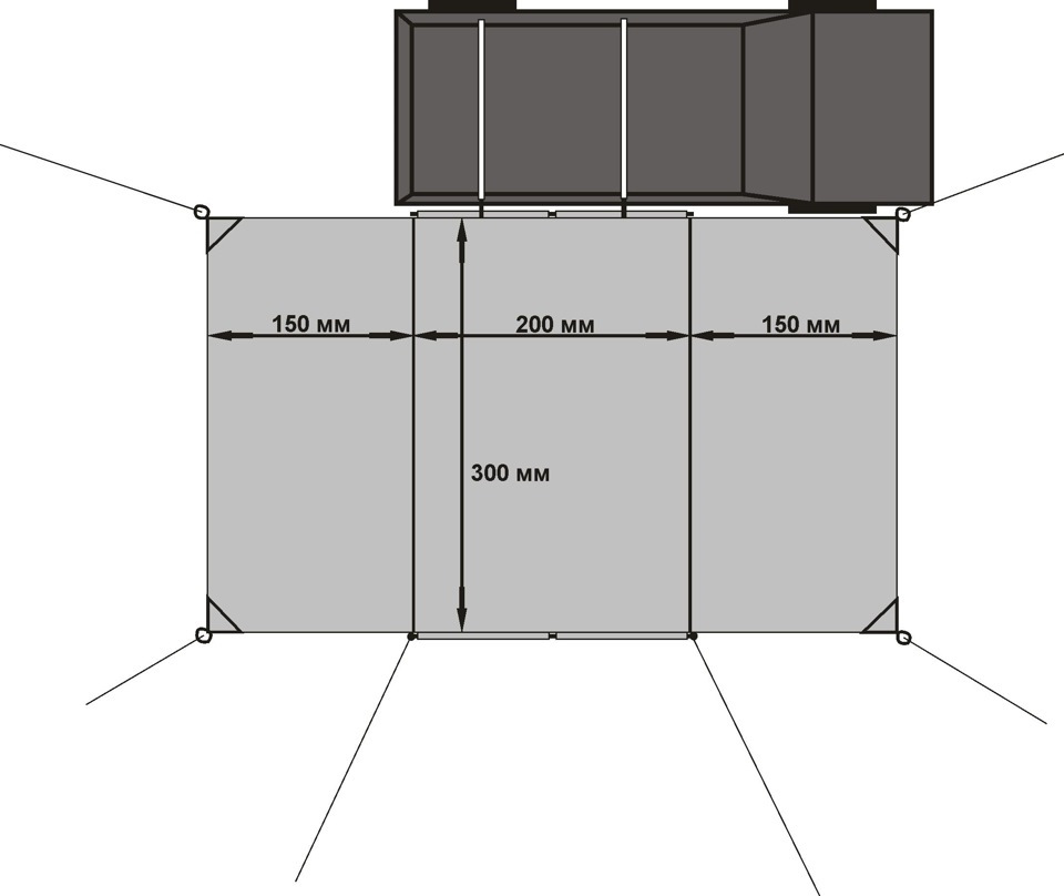 Тент маркиза для автомобиля своими руками чертеж