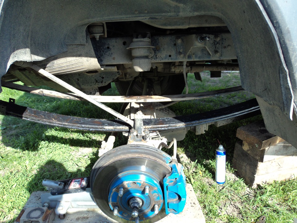 Рессоры (возвращение к стоку) — ГАЗ Соболь 4х4, 2,8 л, 2013 года ...