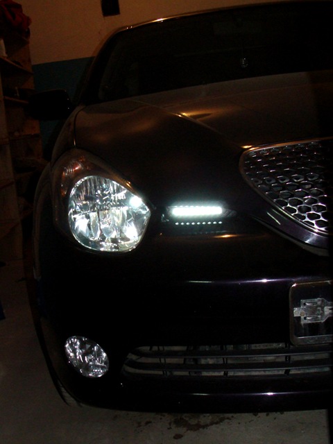 How do you Dimensions  LEDs in the bumper - Toyota Verossa 20 L 2001