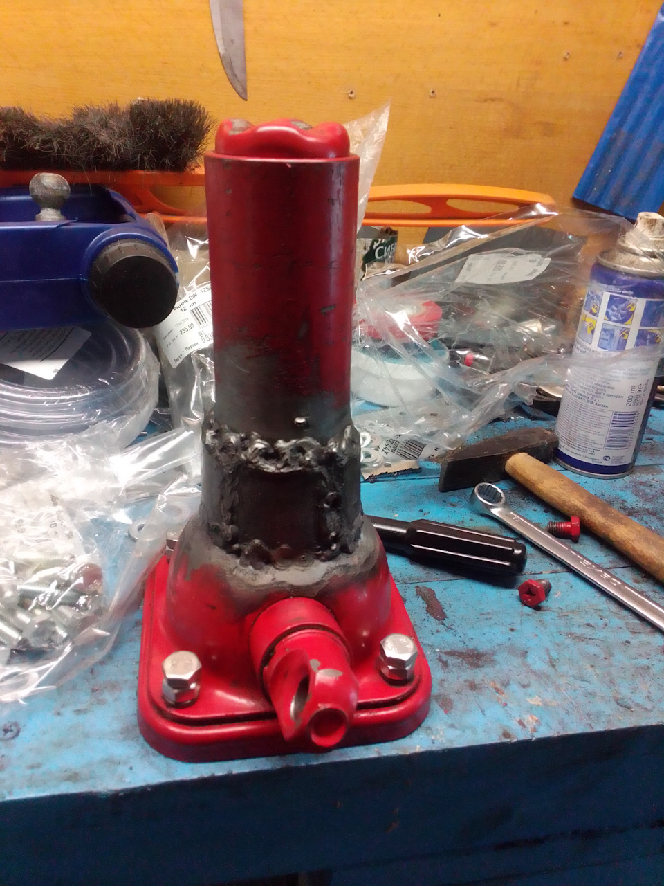 Переобулся. Ремонт домкрата. — Nissan Qashqai (1G), 2 л, 2011 года ...