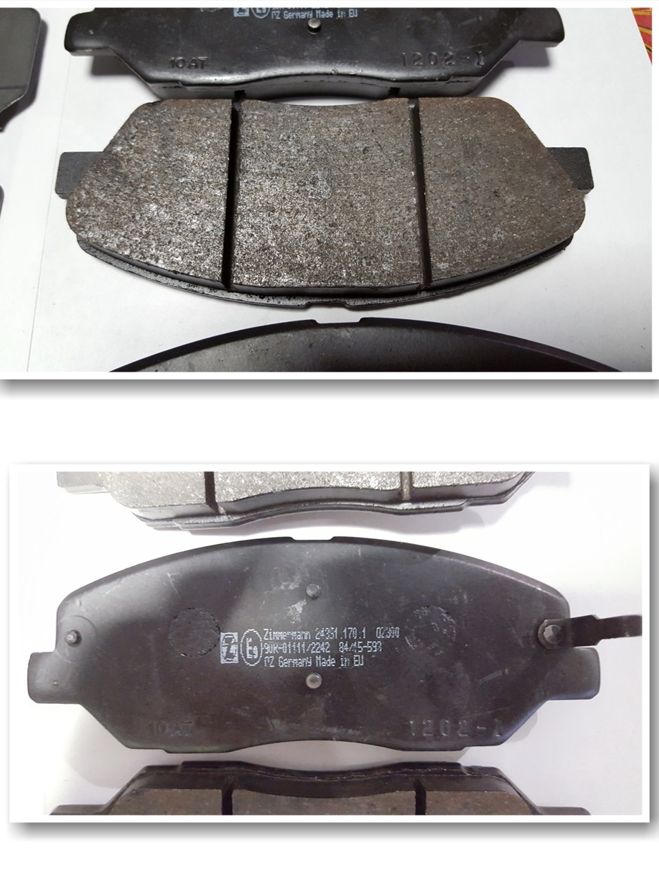 Передние колодки — KIA Sorento (2G)