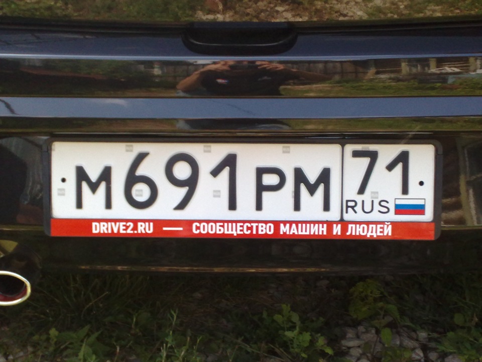 Номерные рамки и наклейки! — Renault Sandero 1G, 1,6 л, 2012 года ...