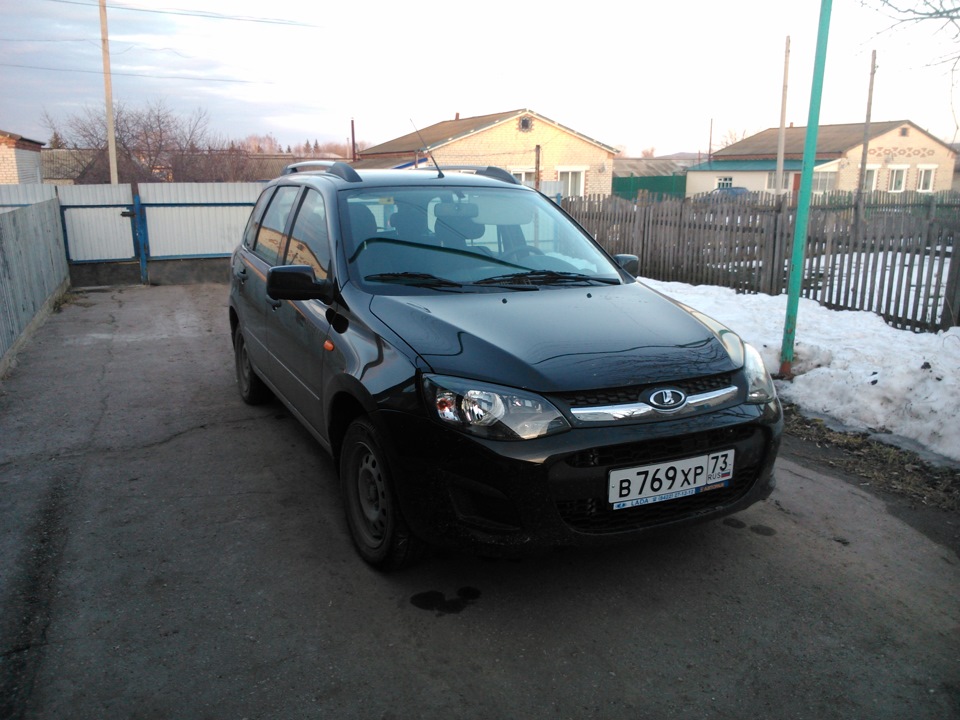 Две сотни — Lada Калина Универсал (2G), 1,6 л, 2014 года | обкатка | DRIVE2