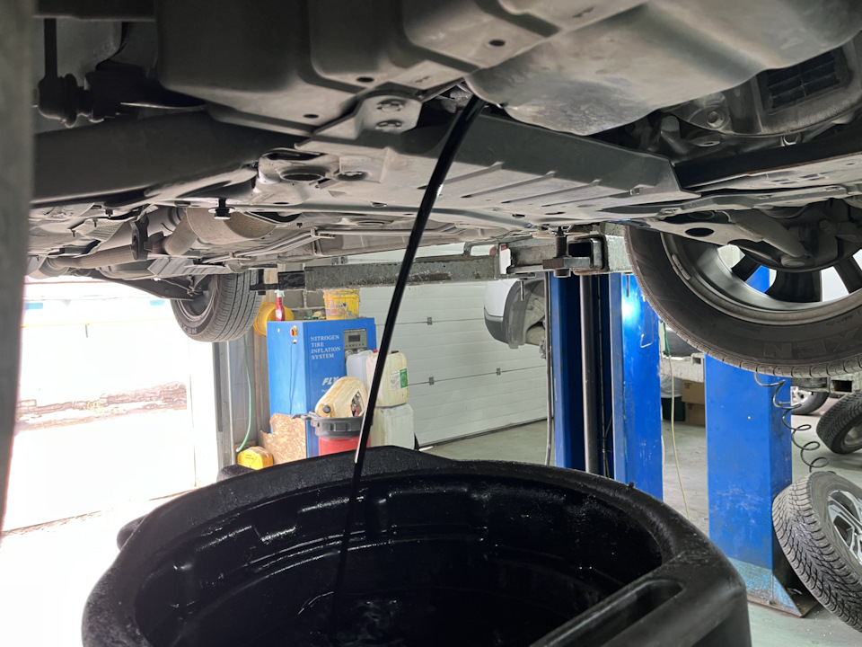 Слив старого масла — Mitsubishi ASX