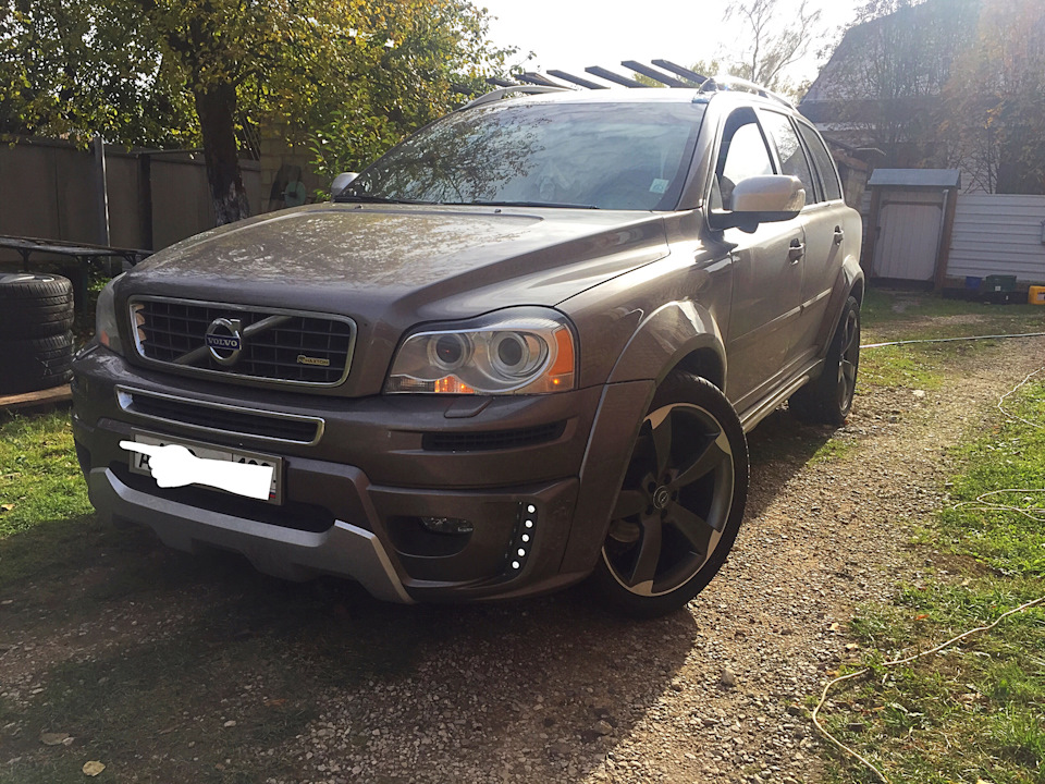 Фото тюнинга вольво хс90 Обвес установлен MAXTON 100% - Volvo XC90 (1G), 2,4 л, 2008 года тюнинг DRIVE2