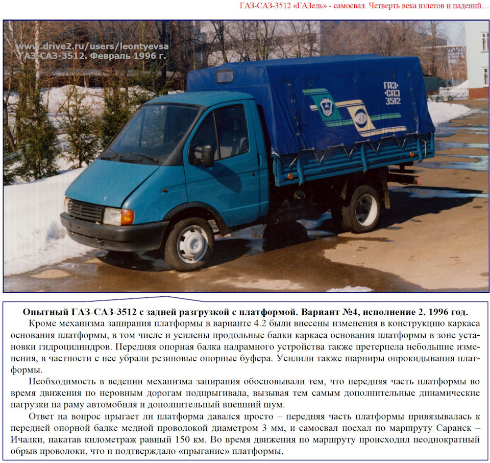 ГАЗ-САЗ-3512 «ГАЗель» — самосвал. Опять унификация… — DRIVE2