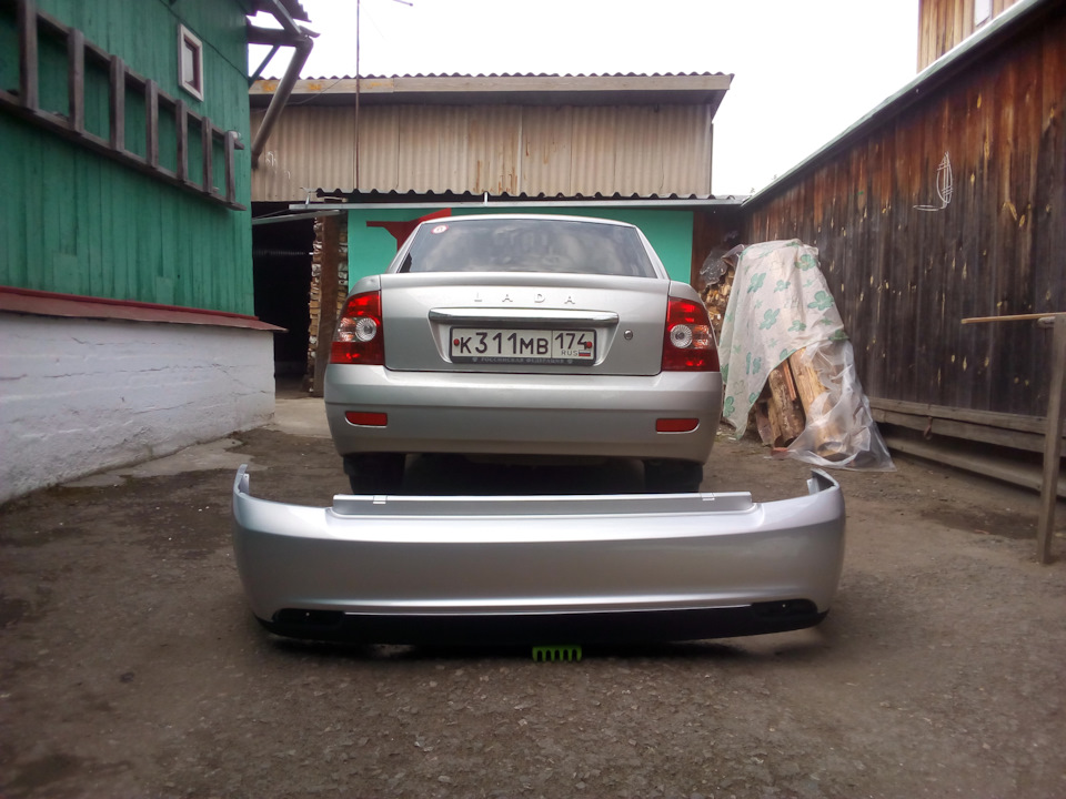 Задний бампер приора 2 — Lada Приора седан, 1,6 л, 2007 года | стайлинг ...