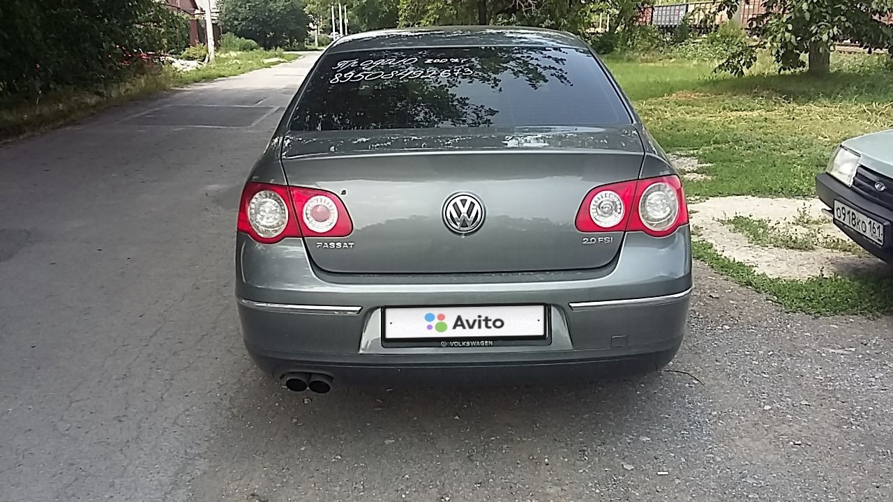 Volkswagen Passat B6 2.0 бензиновый 2007 | Седан, НЕ баклажан на DRIVE2