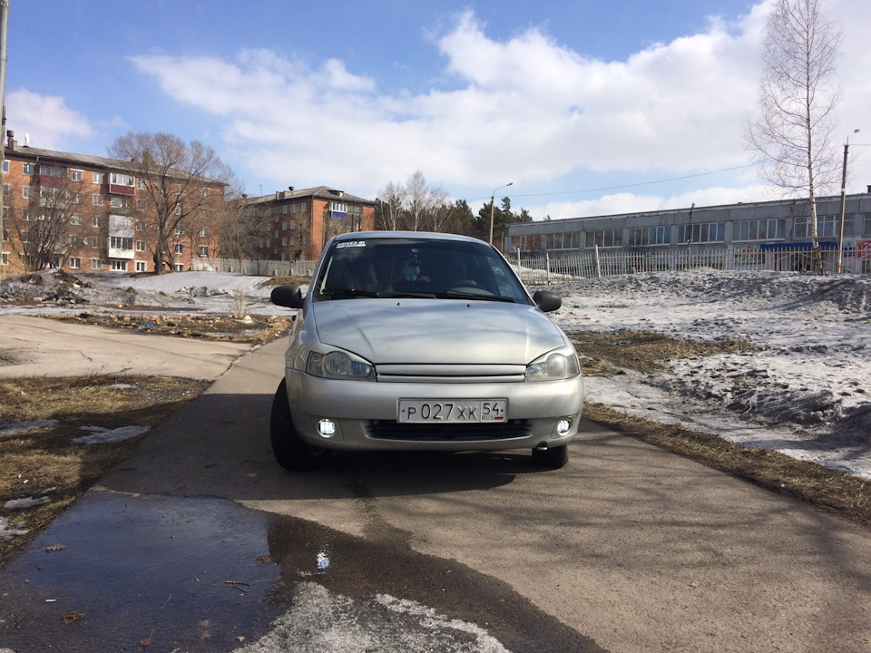 # 64 Ромашки, тормоза, решетка радиатора. — Lada Калина седан, 1,4 л ...
