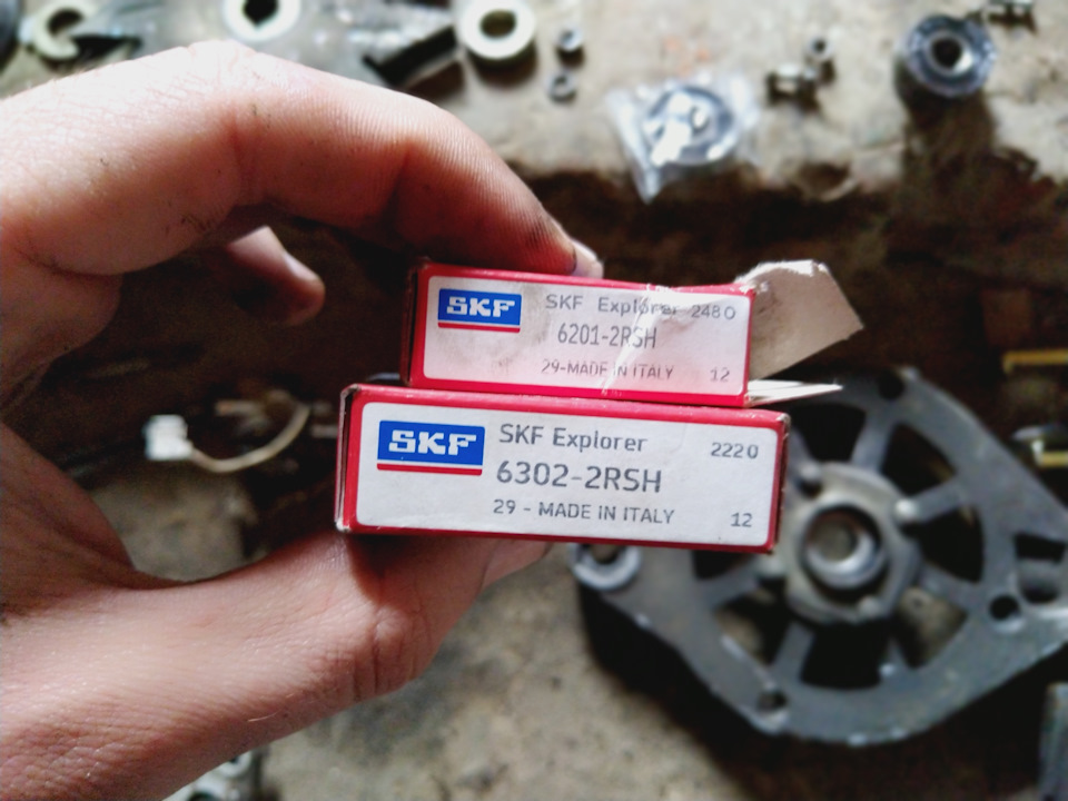 63022RSH Подшипник генератора SKF | Запчасти на DRIVE2