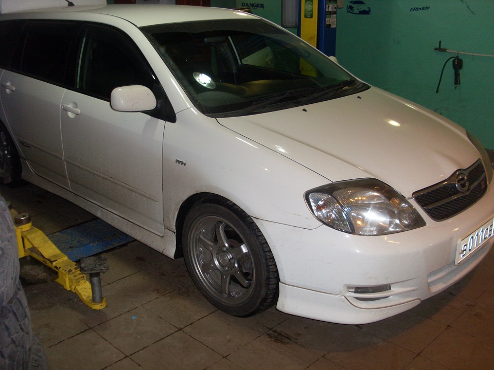 НОЧНОЙ ШИНОМОНТАЖ ИЛИ МАЛЫШ К ЗИМЕ ГОТОВ — Toyota Corolla Fielder (E120 ...