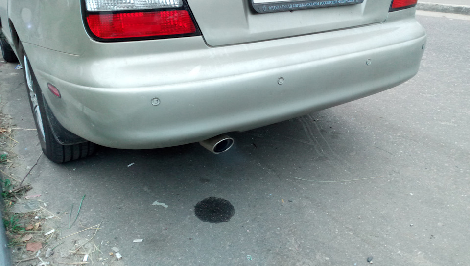 Промывка закончилась, работа на бензине. — Daewoo Leganza