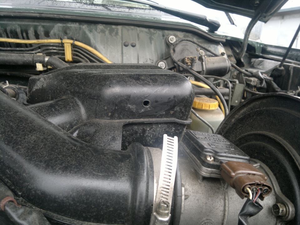 Удаление абсорбера. — Nissan Patrol GR II (Y61), 4,5 л, 1999 года ...