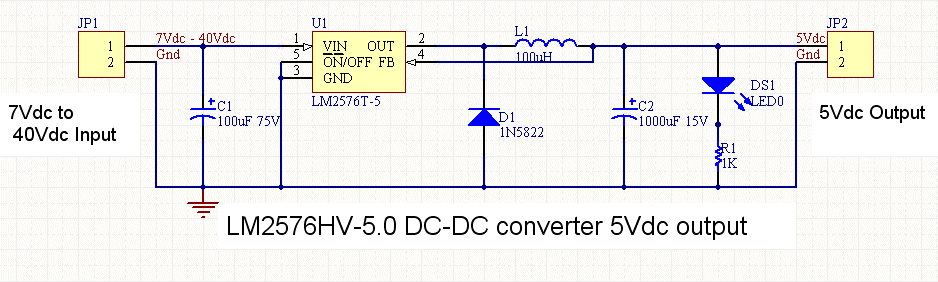 Lm2595s схема включения