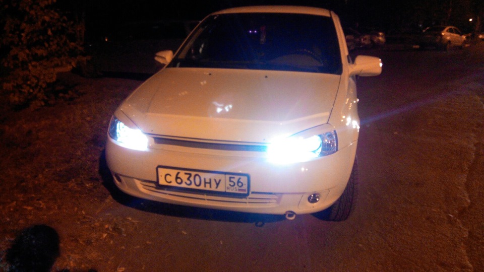 Замена габаритных лампочек на светодиодные. — Lada Калина седан, 2011 ...