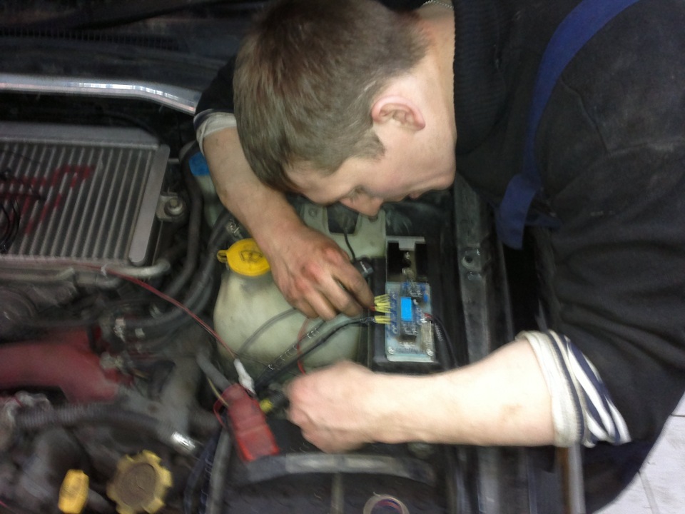 REPEAT, подключение глазок — Subaru Forester (SG), 2 л, 2003 года ...