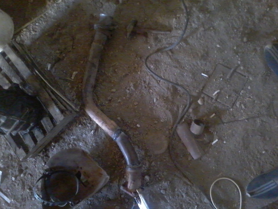 Даунпайп — Audi Coupe (89,8B), 2,2 л, 1990 года | своими руками | DRIVE2