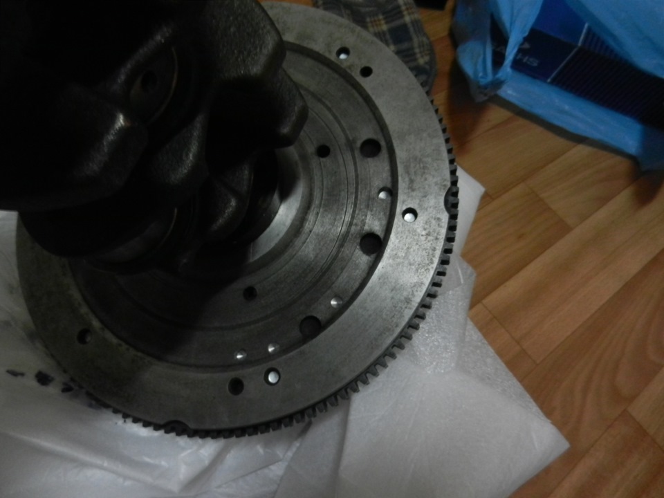 Балансировка коленчатого вала. — LADA 21093i, 1,7 л., 2005 года ...