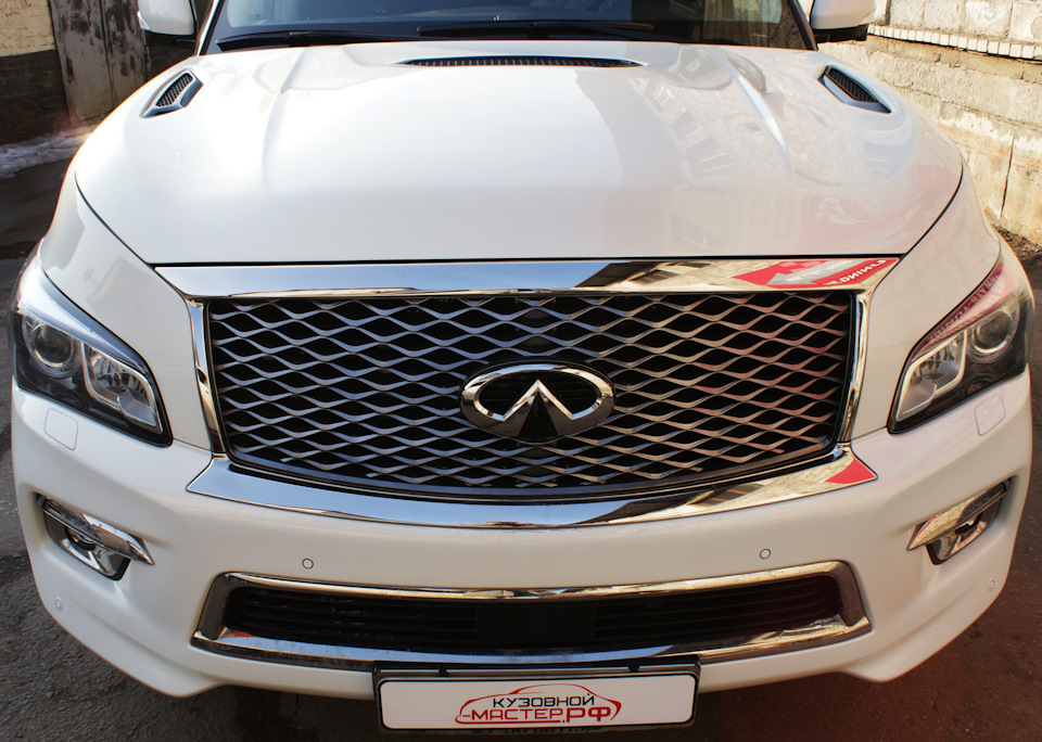 Новейший капот на инфинити QX56 — Кузовной-Мастер.РФ на DRIVE2