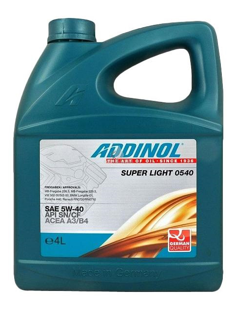 Масло Addinol super light 5W40 и фильтр knecht mahle с приставкой ECO ...
