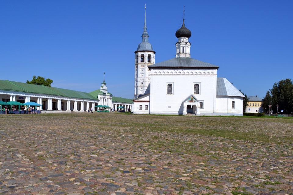 Торговые ряды в суздале фото