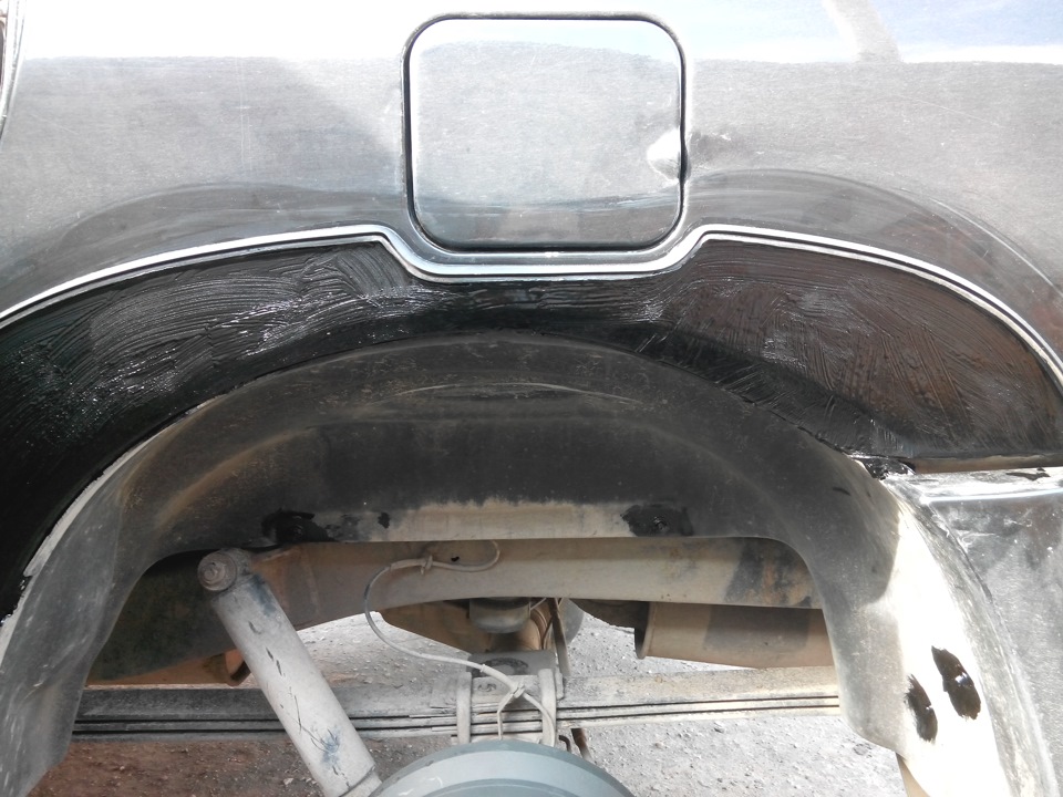 Антикорим внутреннюю полость под расширителем — УАЗ Patriot