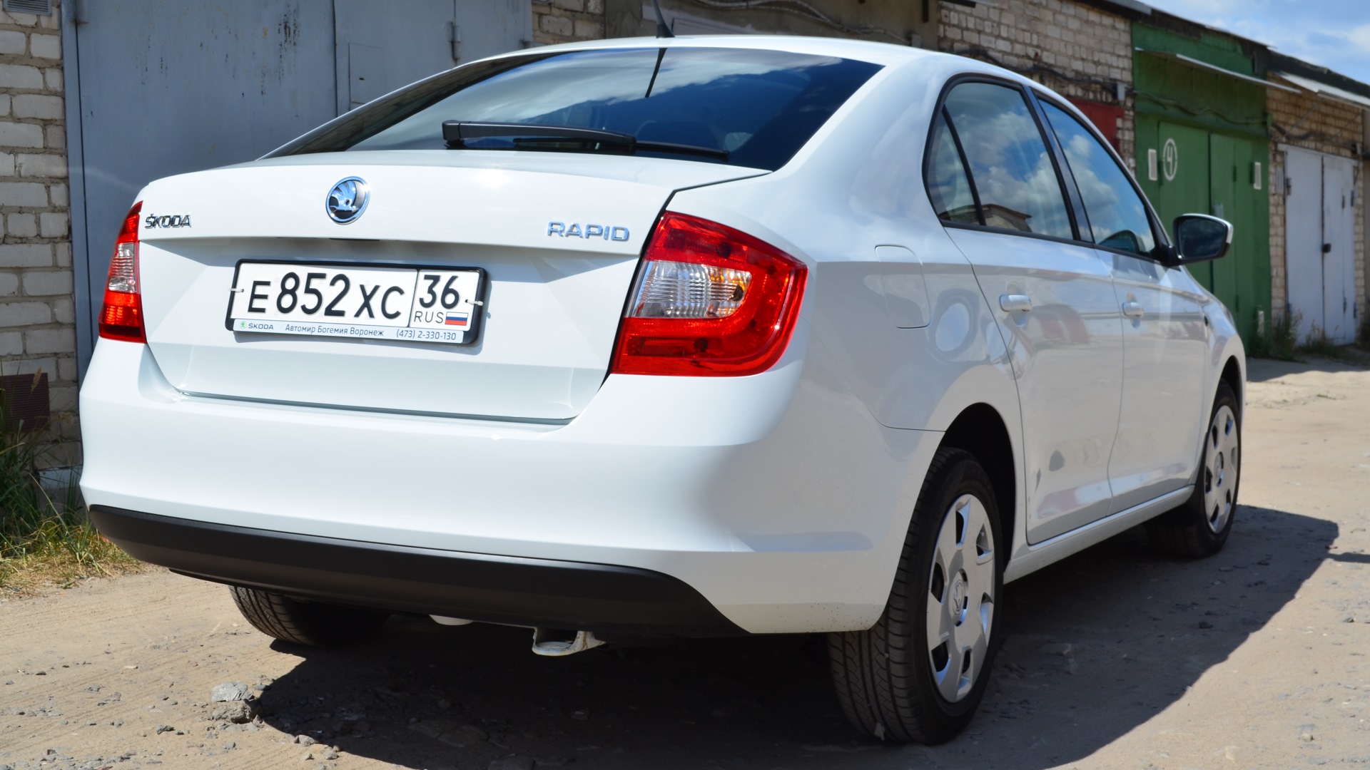 Skoda Rapid (1G) 1.6 бензиновый 2014 | БелыйШкод на DRIVE2