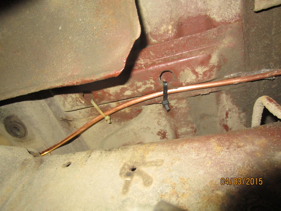 прокладка магистрали ч3 — Mitsubishi Pajero (2G)