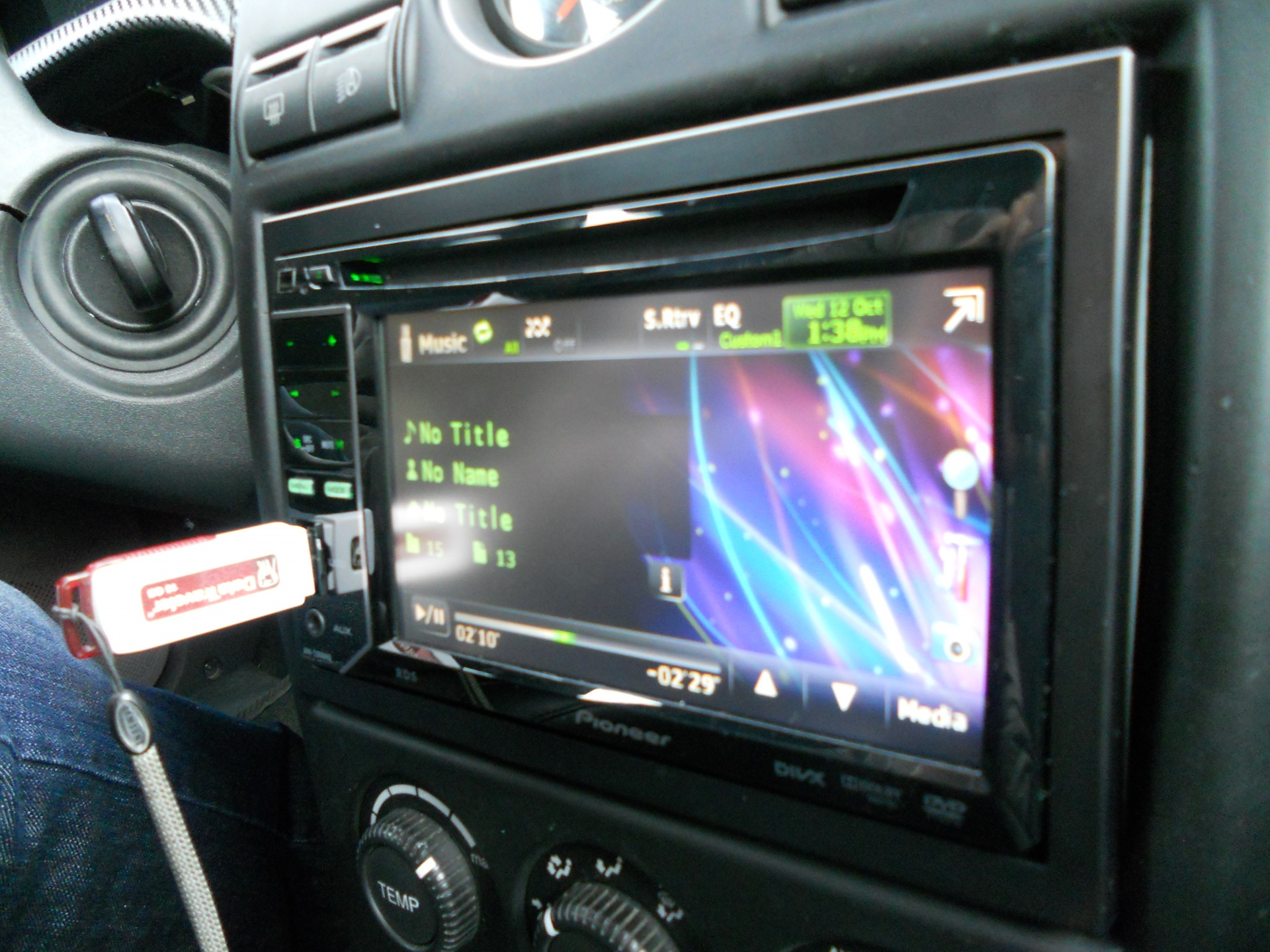 2DIN Pioneer AVH-2300DVD — Lada Приора седан, 1,6 л, 2009 года | автозвук |  DRIVE2