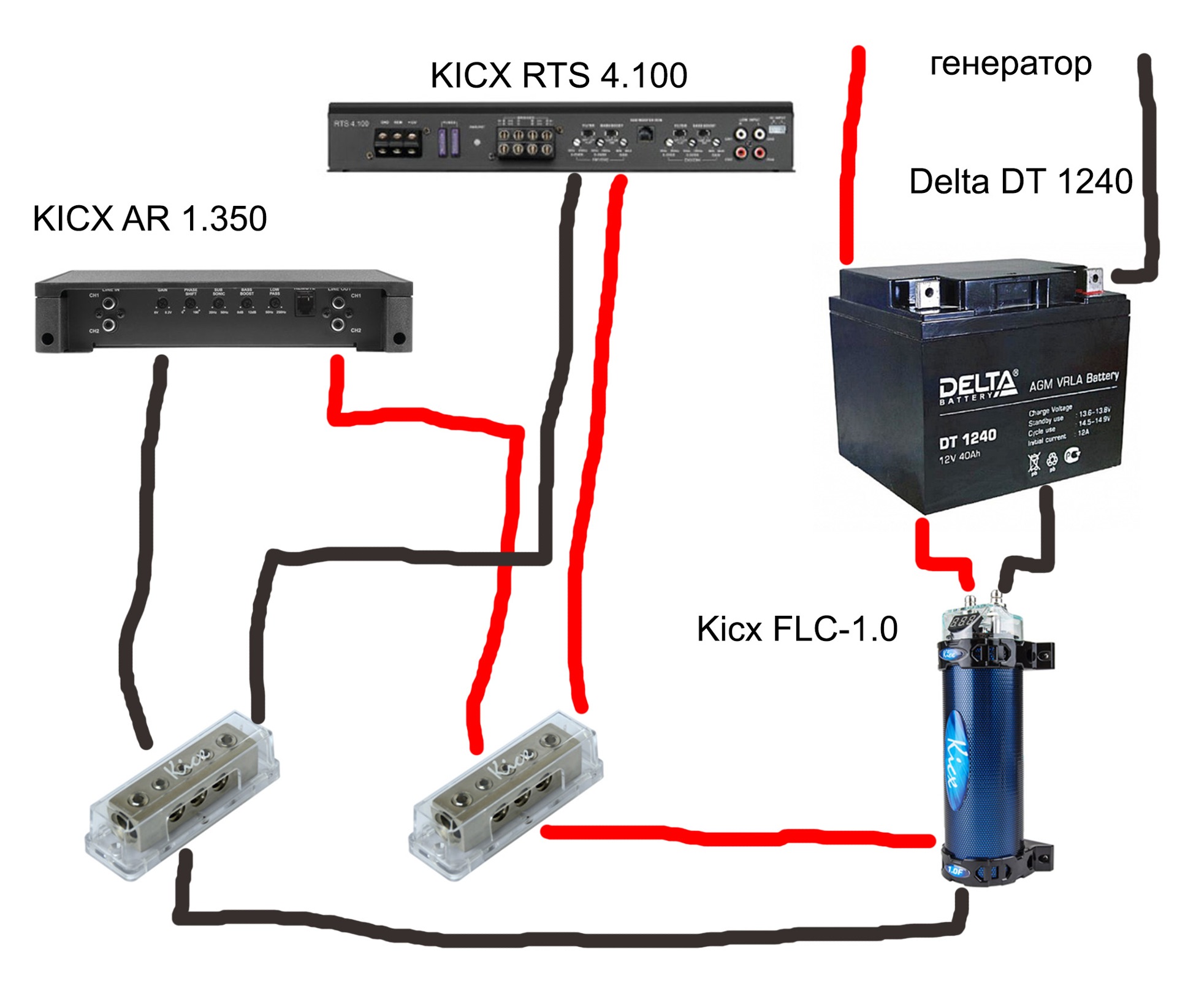 Kicx hl 330 схема подключения