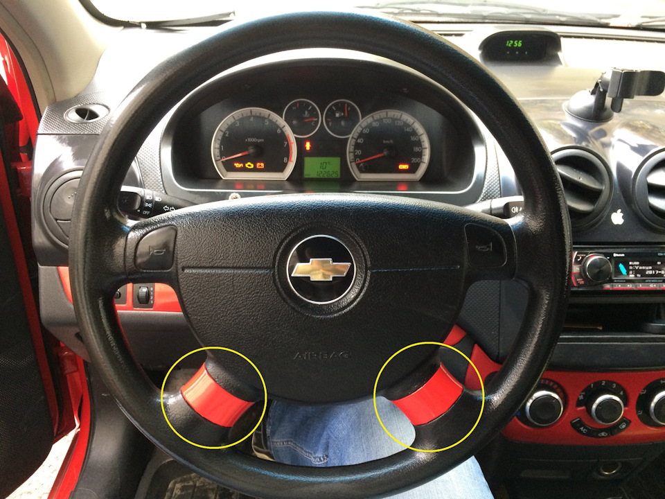 Небольшой upgrade руля — Chevrolet Aveo Sedan (1G), 1,5 л, 2005 года ...