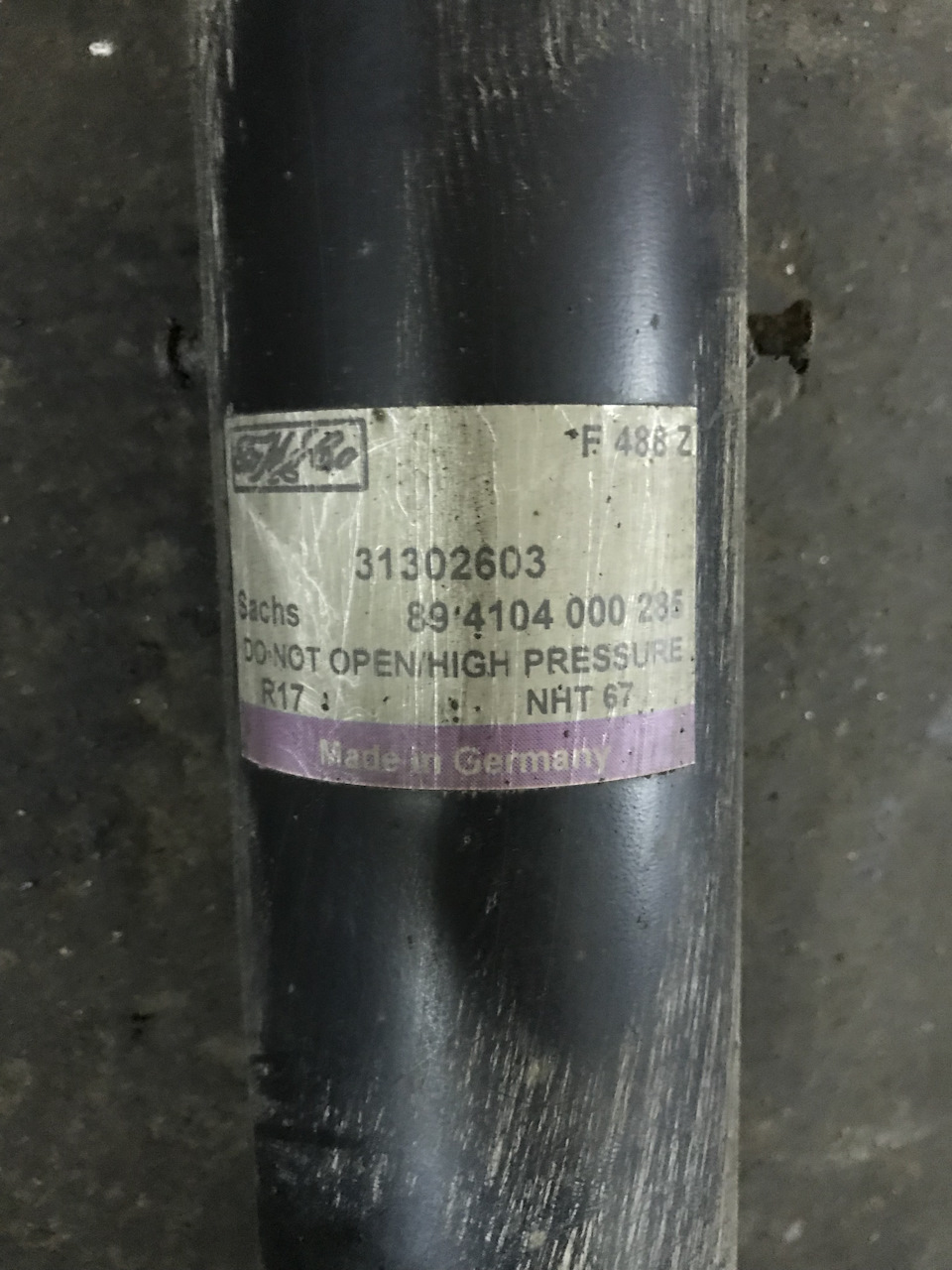 31302603 Амортизатор задний Вольво Volvo | Запчасти на DRIVE2