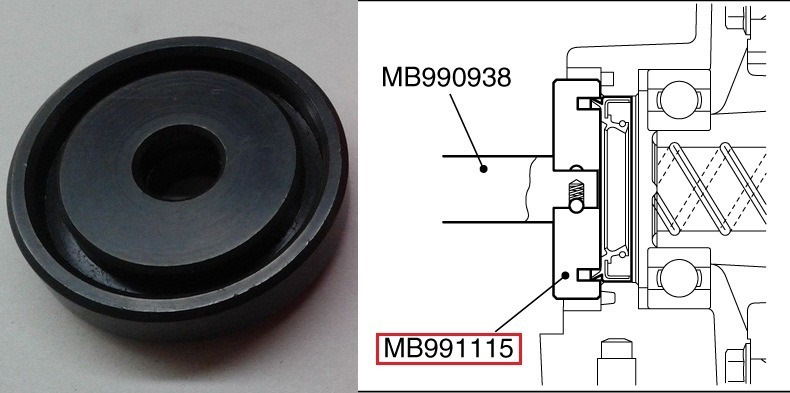 Фото в бортжурнале Mitsubishi Lancer X. Запчасти на фото: MB991115