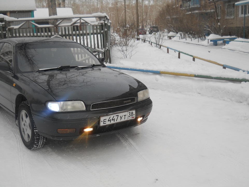 Замена дневных ходовых огней на лазерные противотуманки — Nissan ...