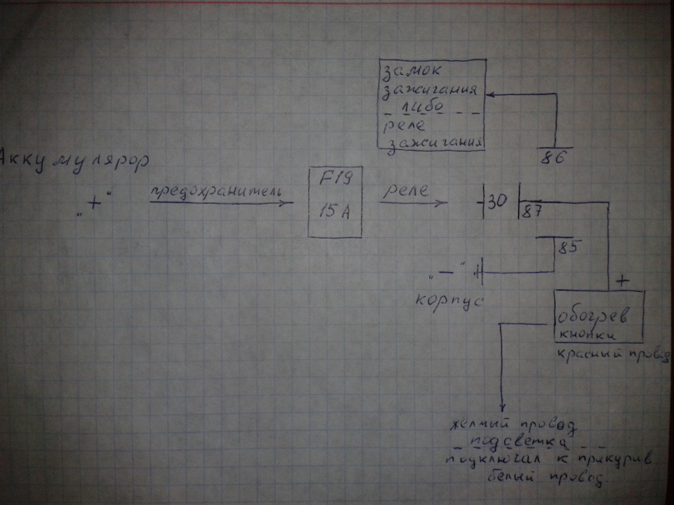 Подогрев сидений. — Lada Приора седан, 1,6 л, 2007 года | электроника ...