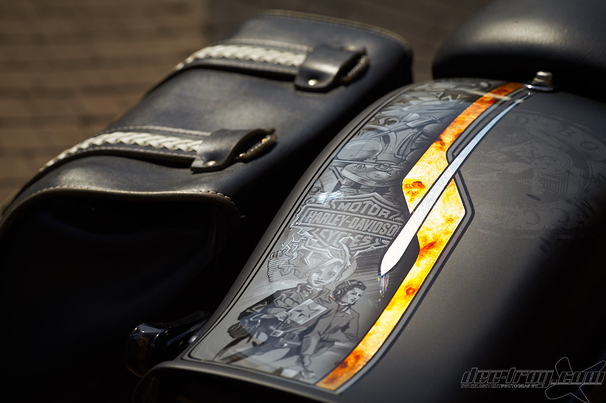 Harley Airbrush Baggers