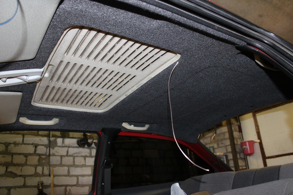 Перетяжка потолка карпетом — Ford Sierra, 2 л, 1985 года | тюнинг | DRIVE2