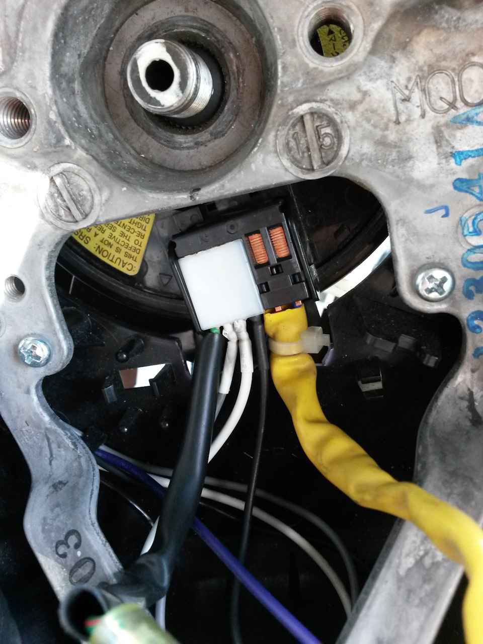 Новая проводка внутри руля — Mitsubishi Pajero iO